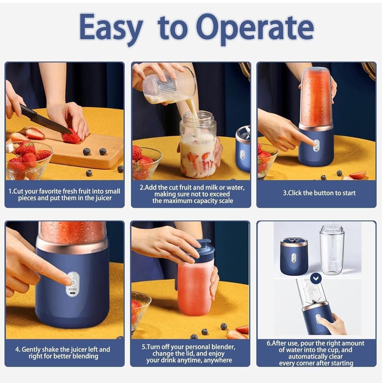 Portable Electric Juice Blender